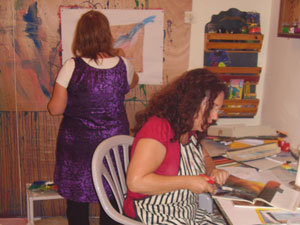 Artwork from a workshop