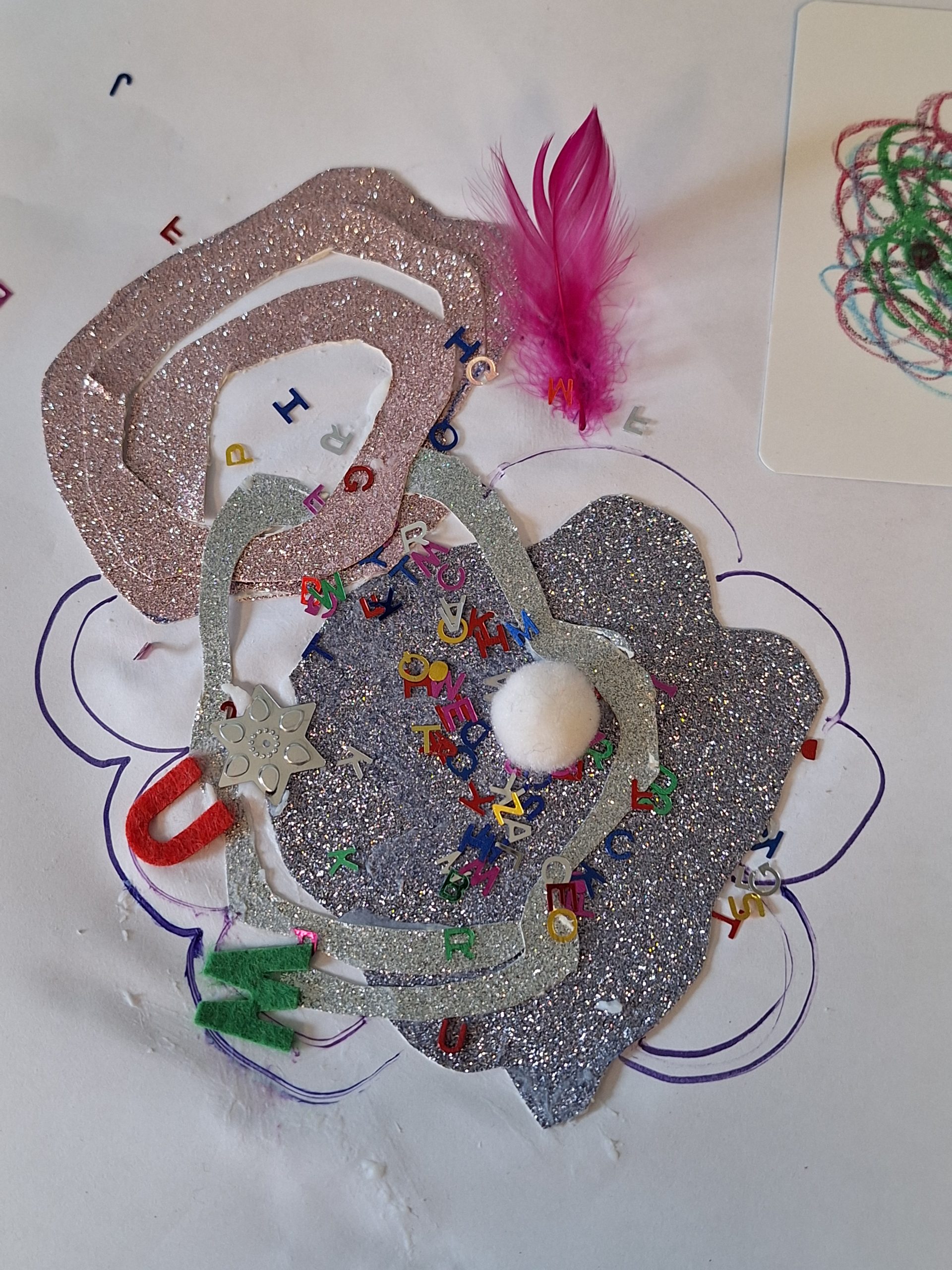 Collage inspired by a workshop card