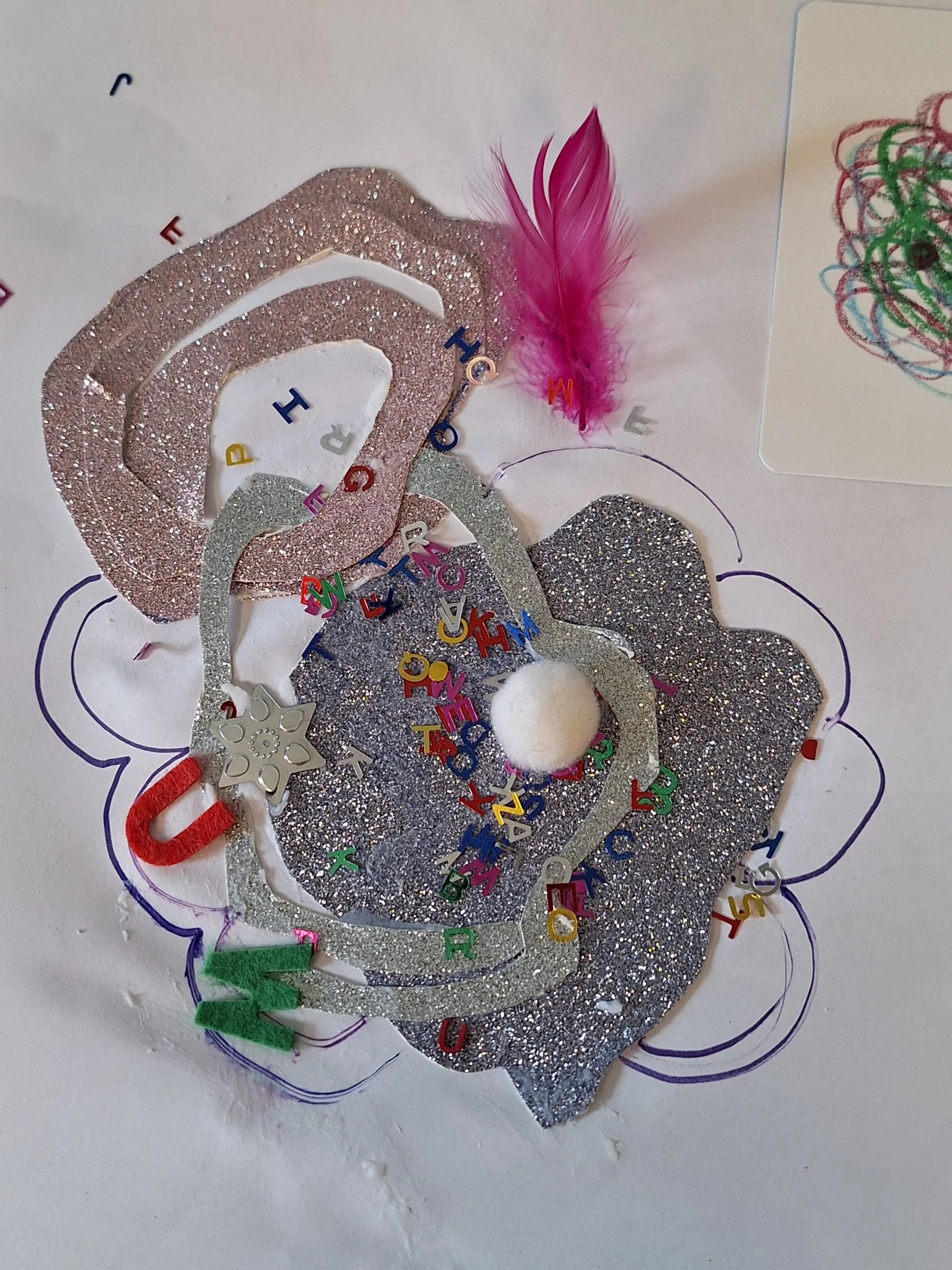 קולאז' בהשראת קלף סדנה